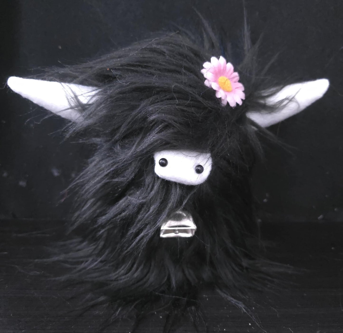 Black Highland Cow Gnome