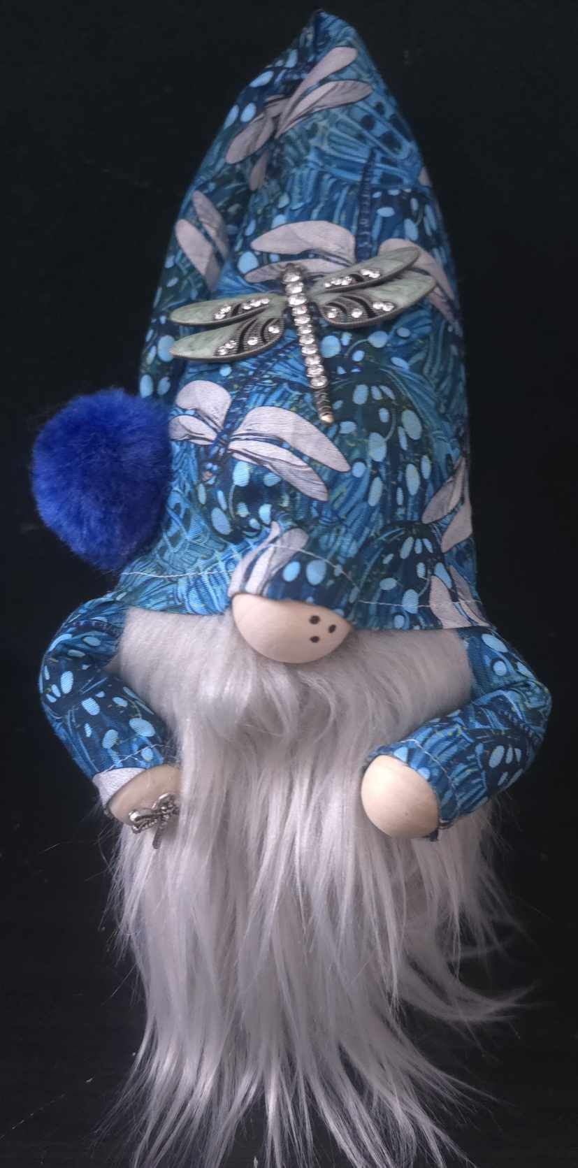Blue Dragonfly Gnome