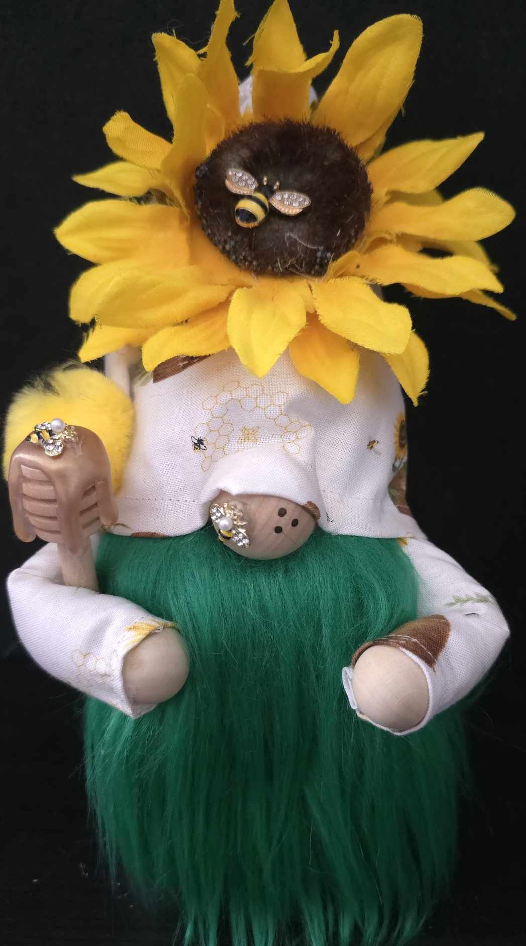 Sunflower Bumblebee Gnome