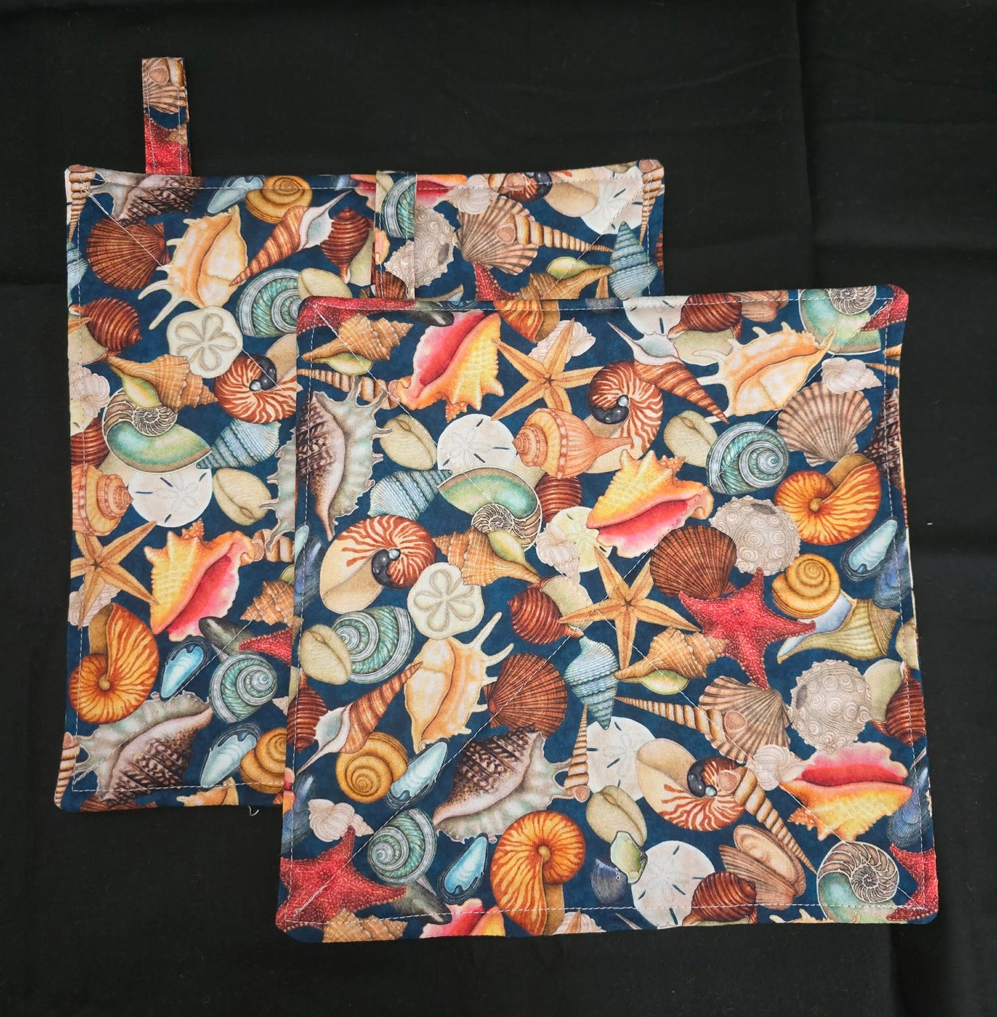 Seashells Pot Holders