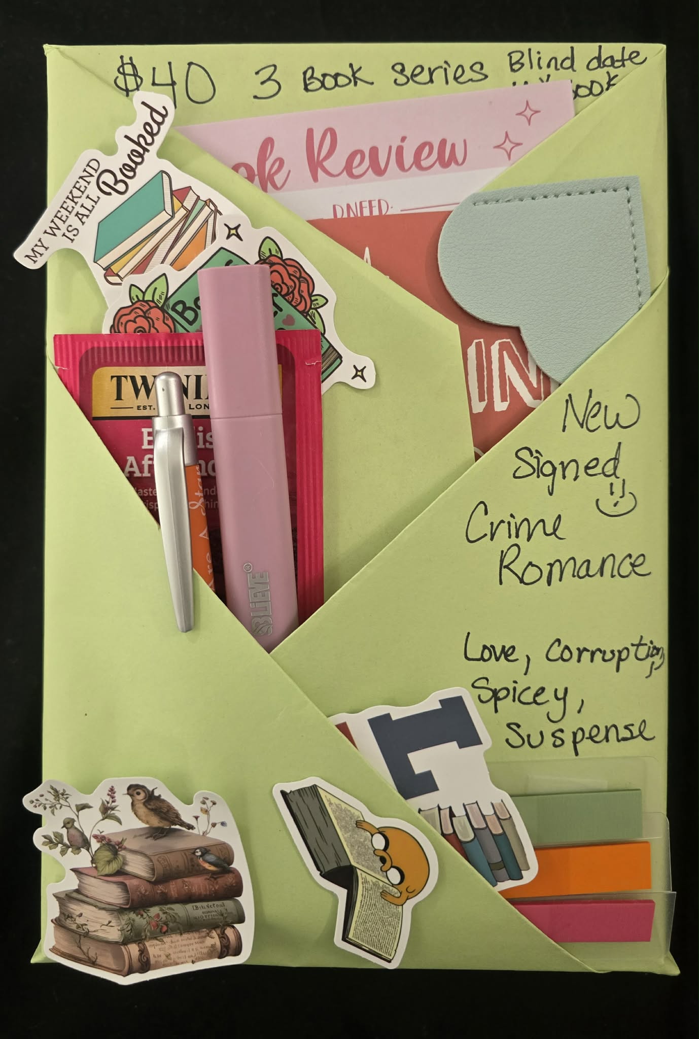 3 book series Blind Date with a Book Signed