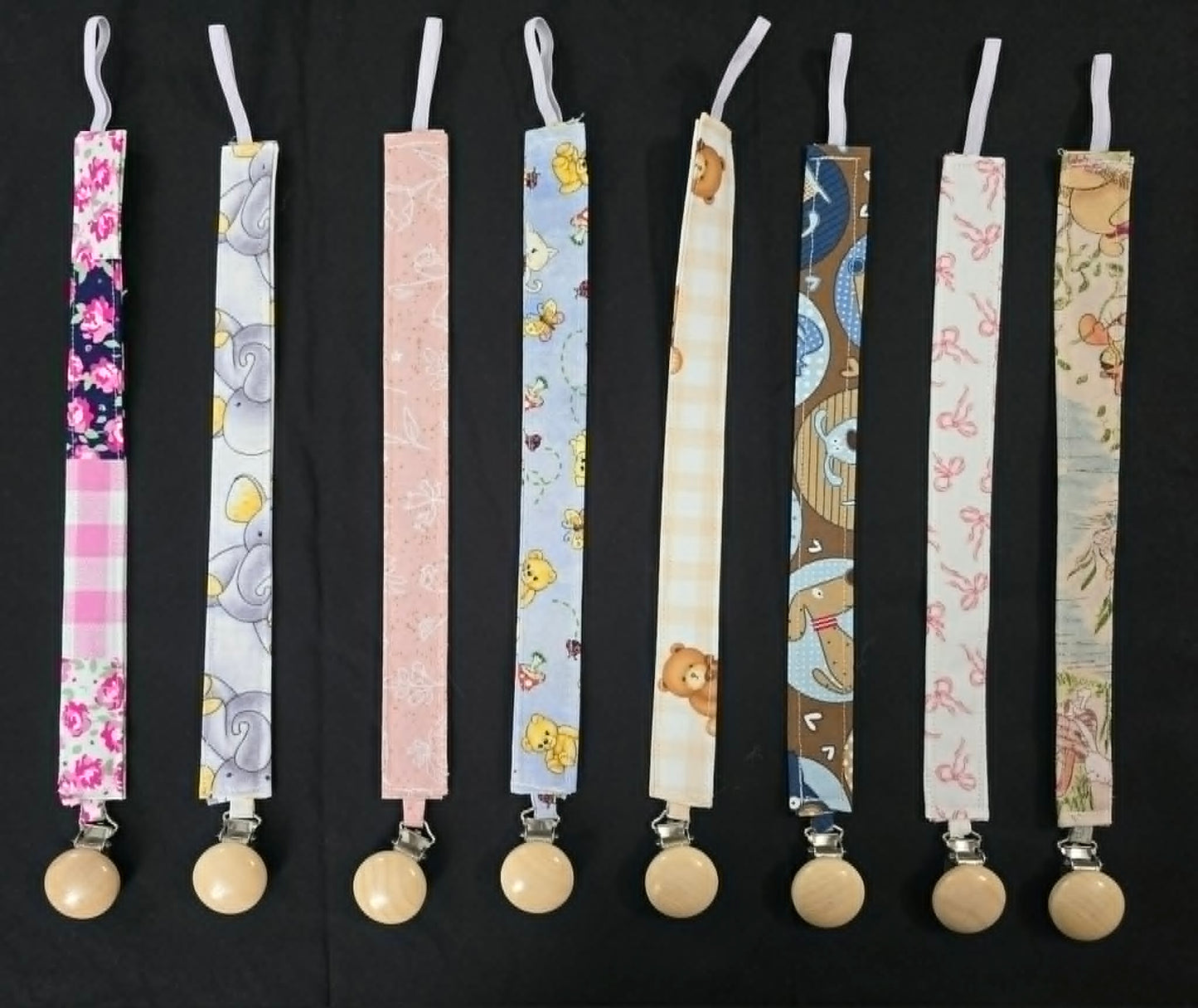 Pacifier Holders (different patterns)