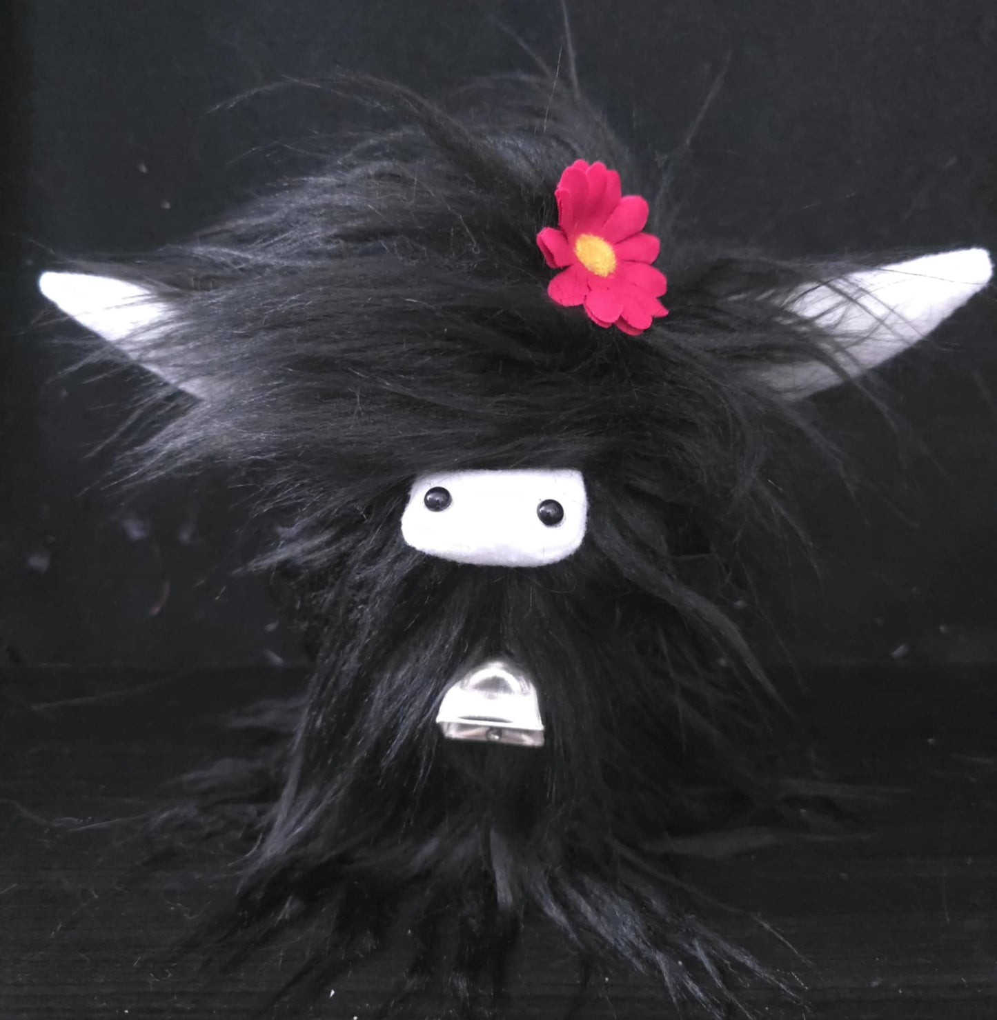 Black Highland Cow Gnome