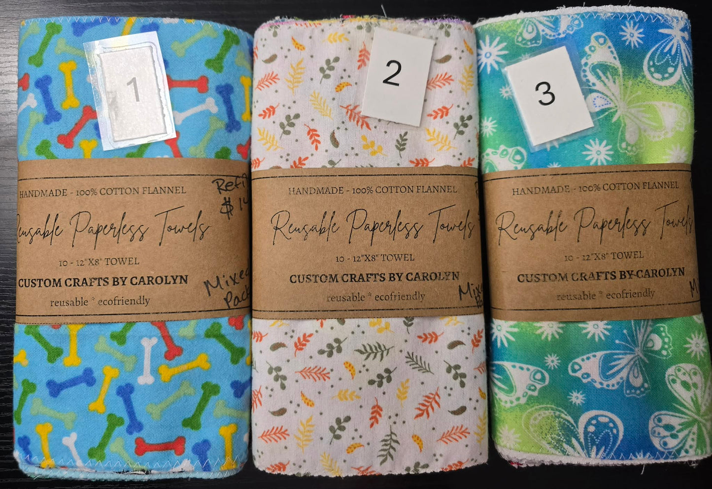 Reusable Paper Towels - Refill - Mixed Packs