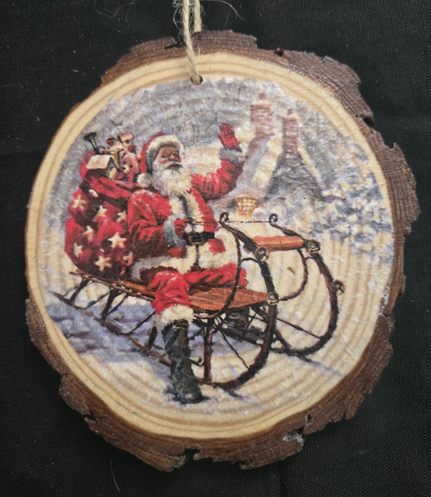 Wood Slice Ornament