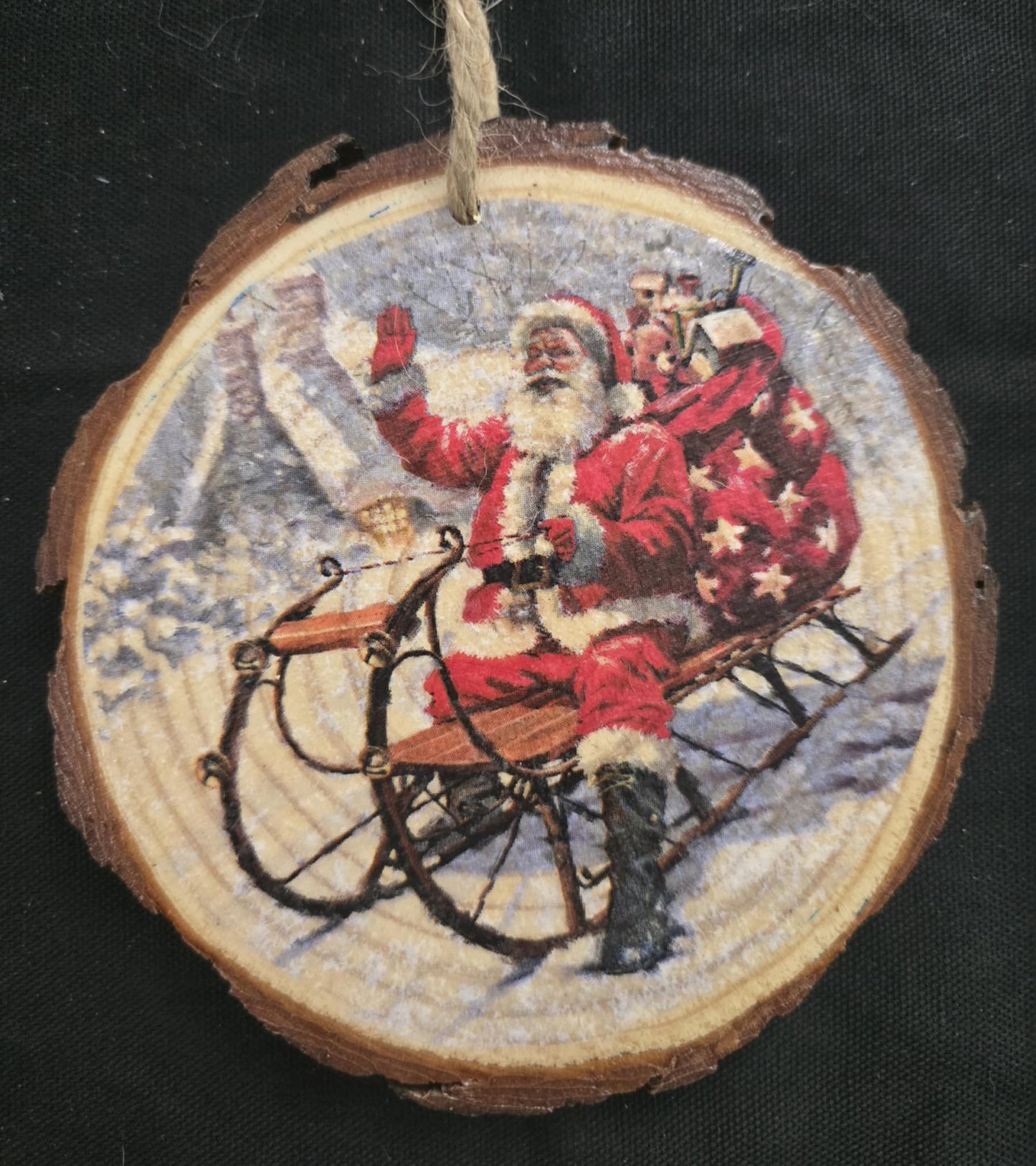 Wood Slice Ornament