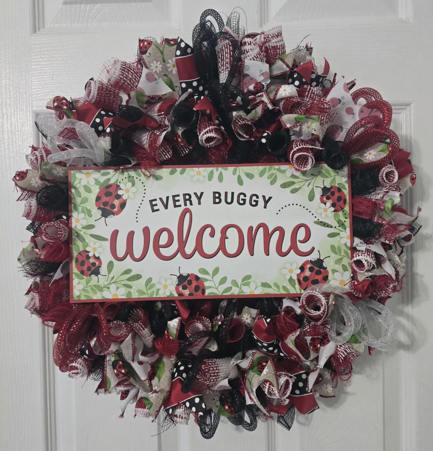Ladybug Wreath