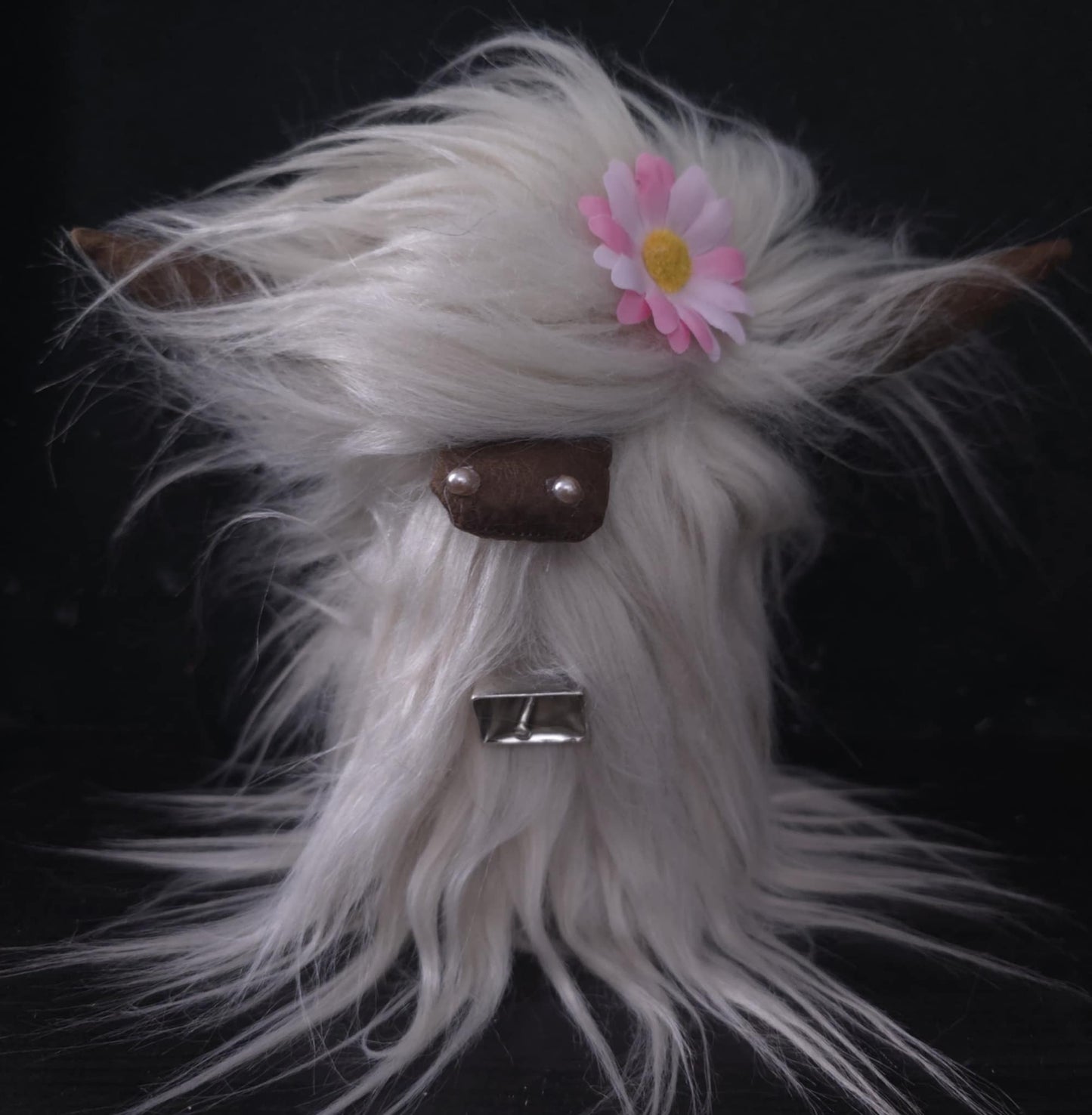 Natural Highland Cow Gnome