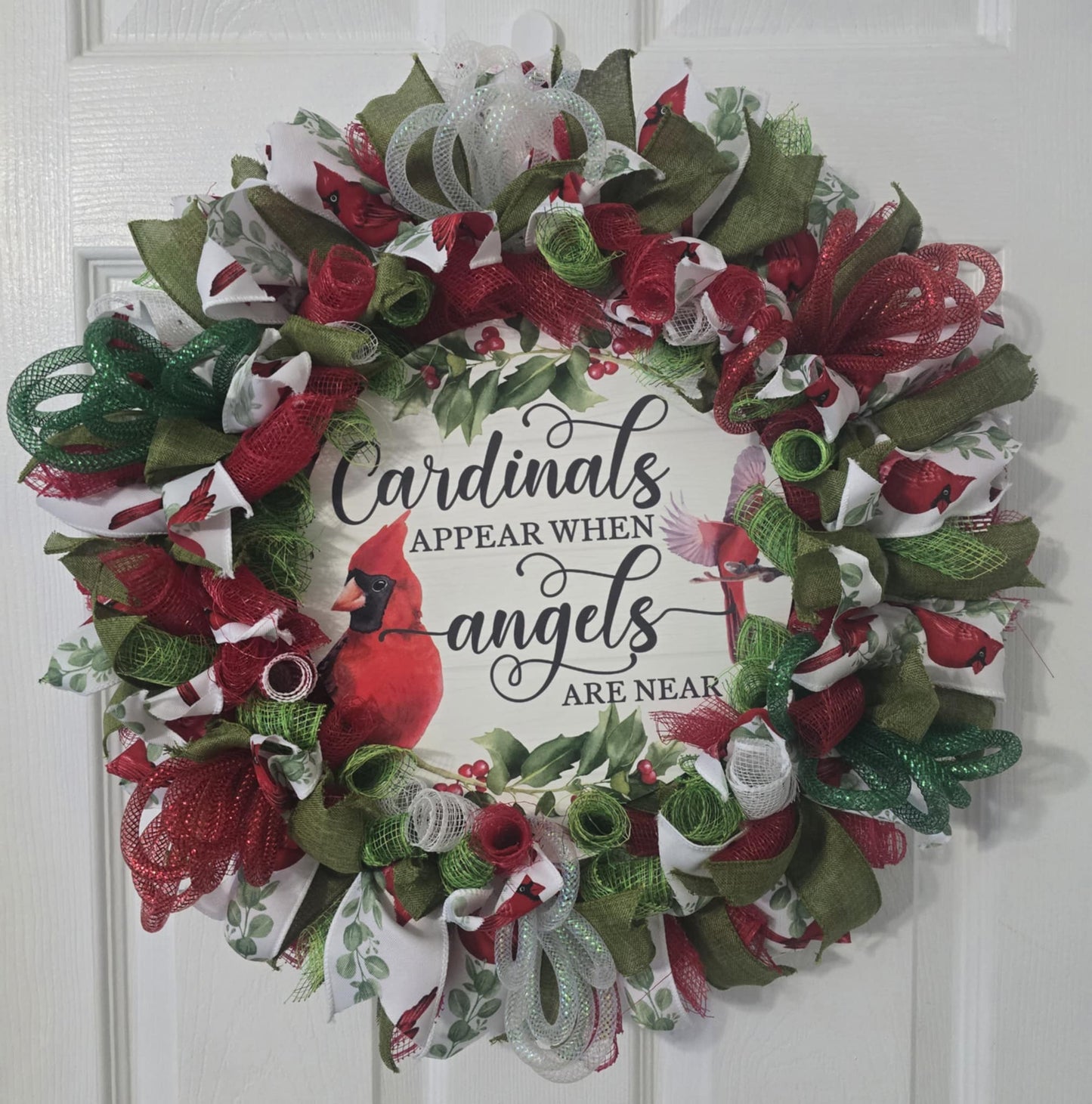 Cardinal Wreath