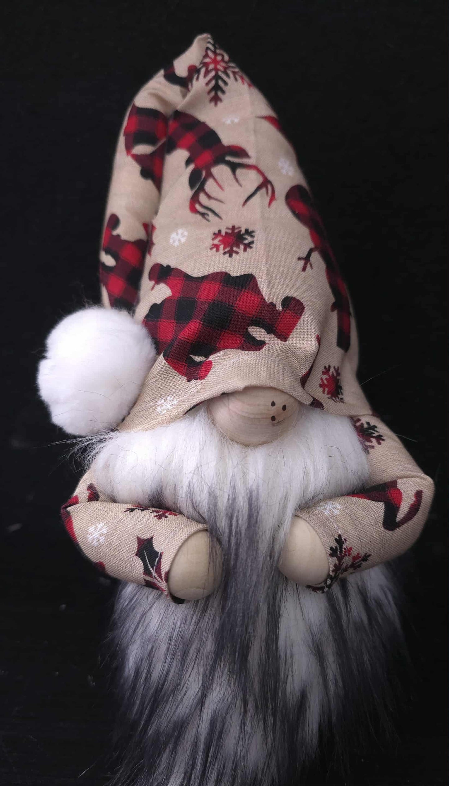 Plaid Ornaments Gnome