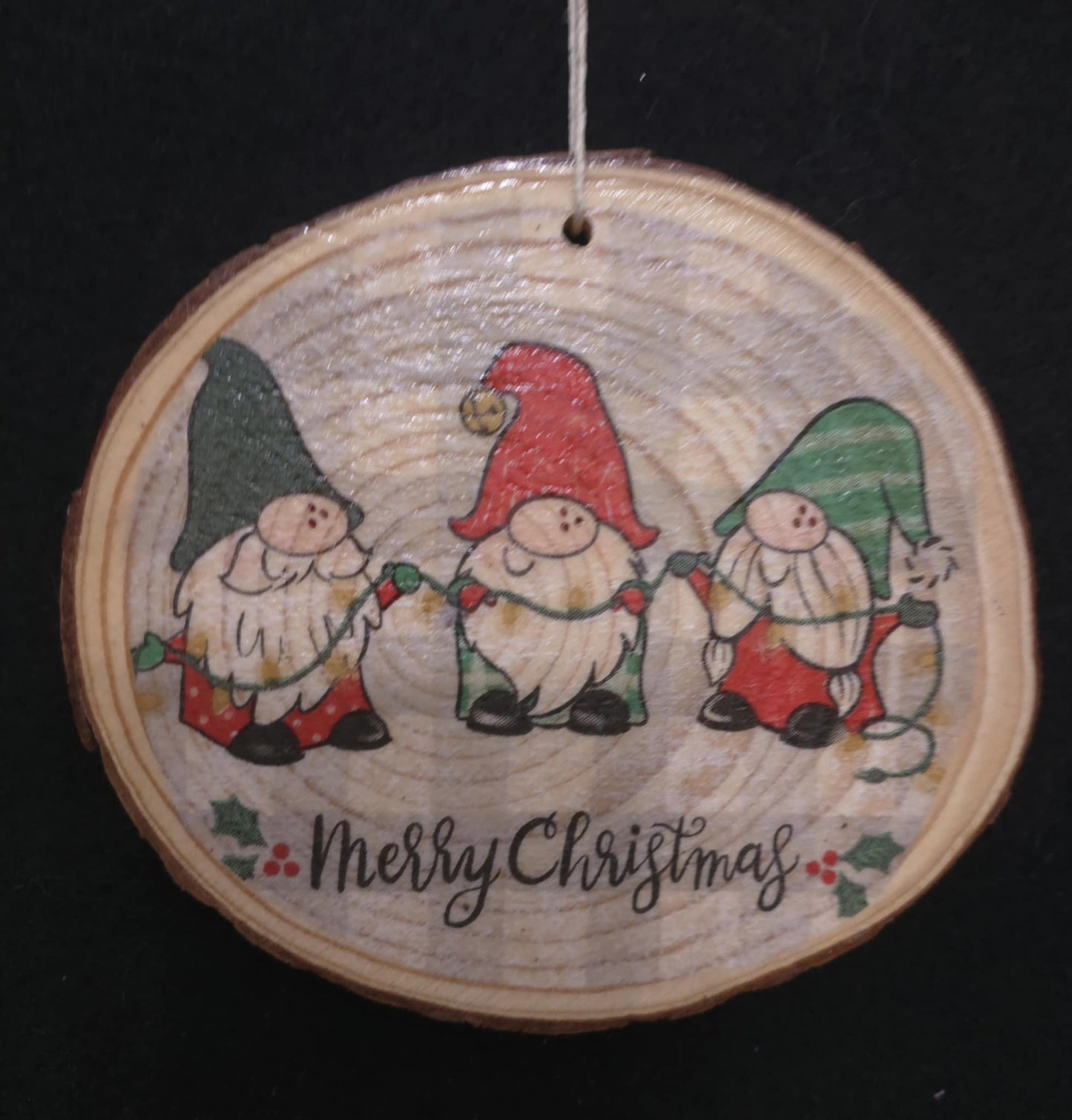 Wood Slice Ornament