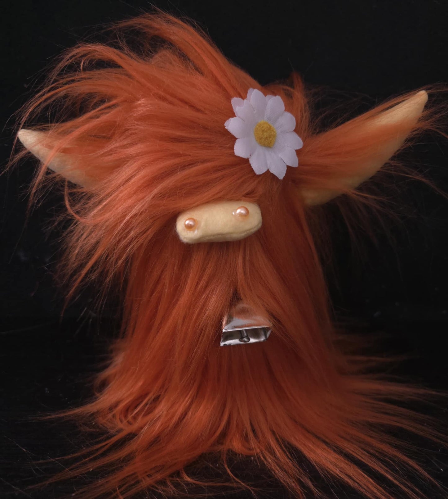 Rust Highland Cow Gnome