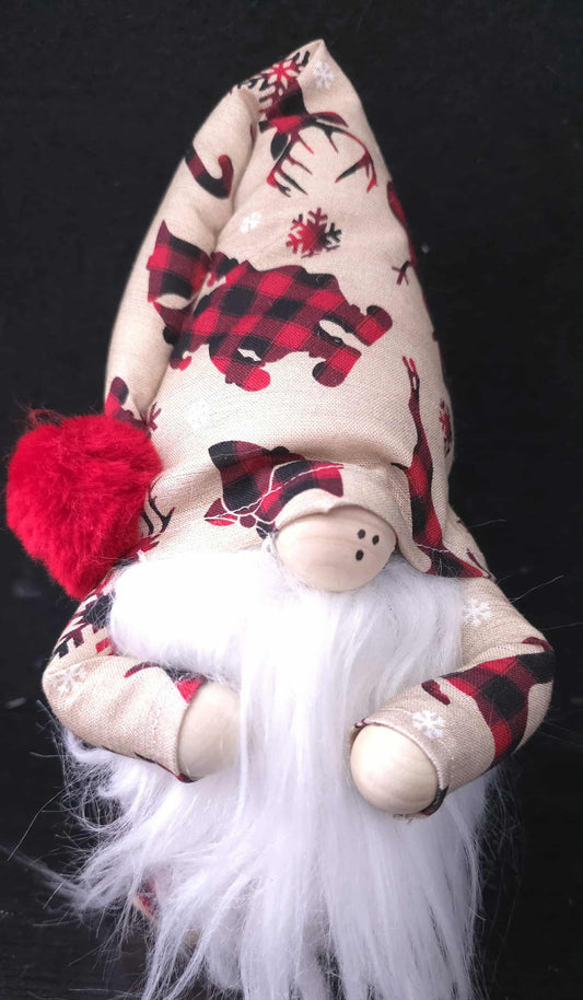 Plaid Ornaments Gnome