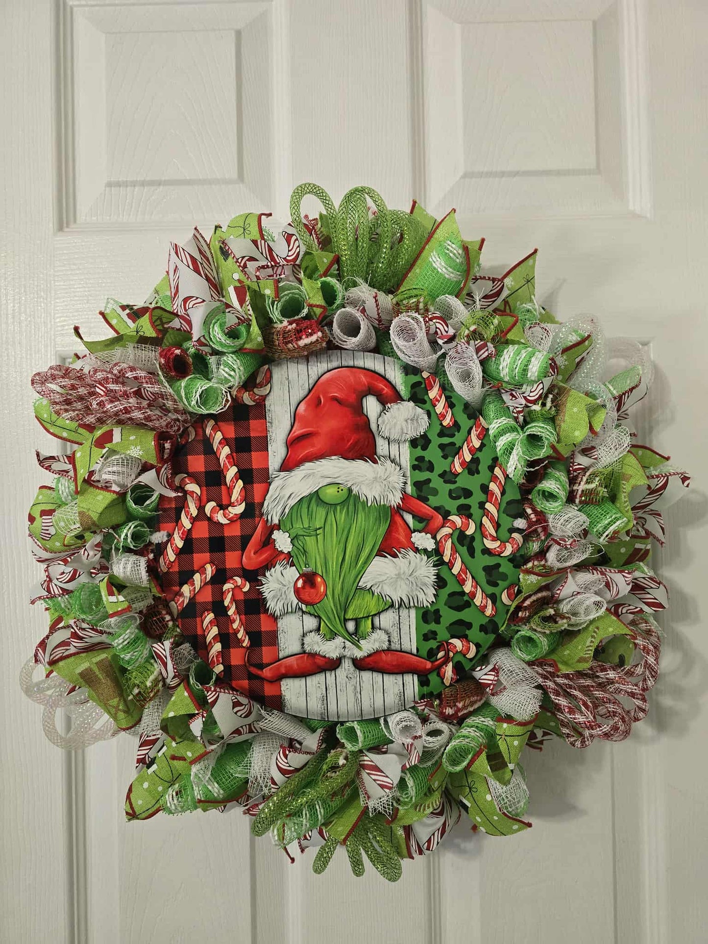 Gnomie Grinch Wreath