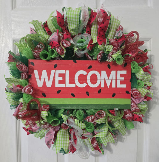 Watermelon Wreath