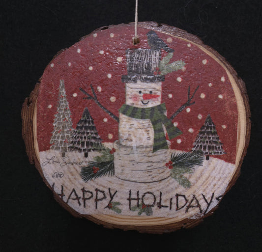 Wood Slice Ornament