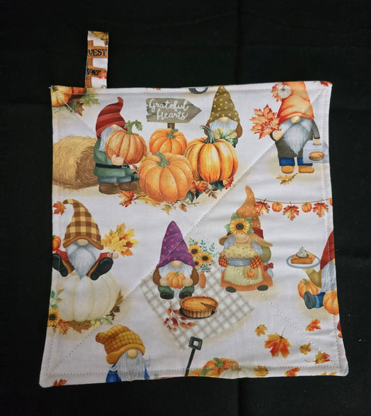 Gnome Fall Pot Holders