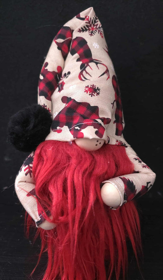 Plaid Ornaments Gnome