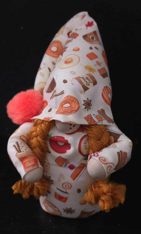 Pumpkin Spice & Donuts Gnome