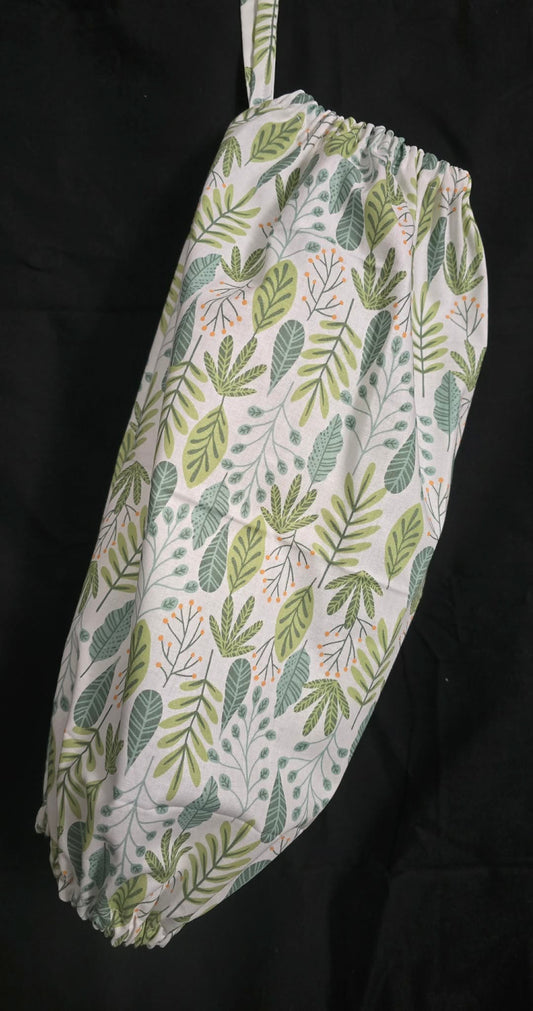 White Background Foliage Reusable Grocery Bag Holder