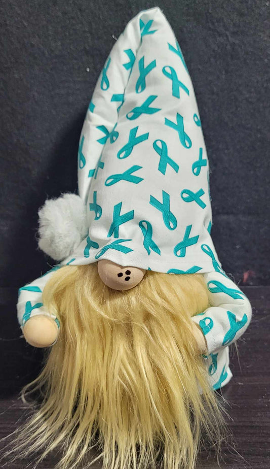 Ovarian Cancer Awareness Gnome