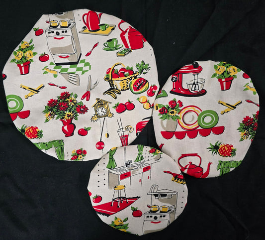 Bowl Covers - 50s Kitchen