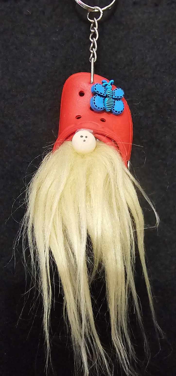 Croc Keychain Gnome