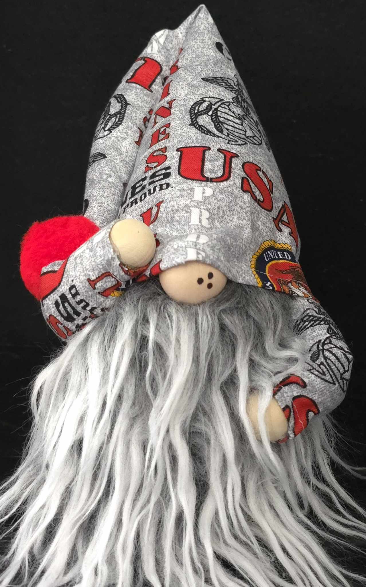 Marines Gnome – Custom Crafts by Carolyn