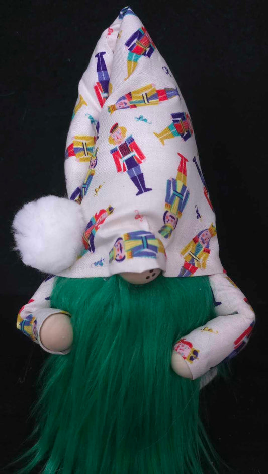 White Background Nutcracker Gnome