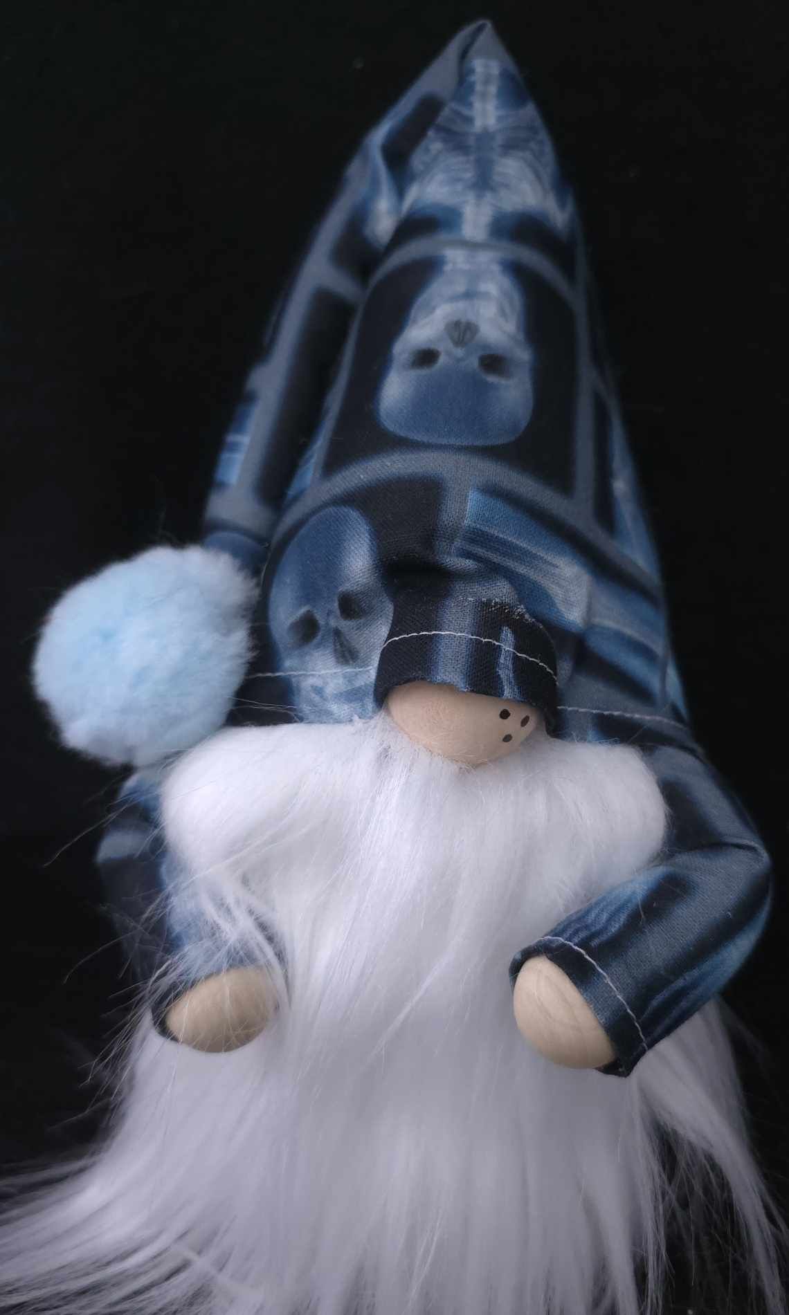 Blue Skelton Gnome