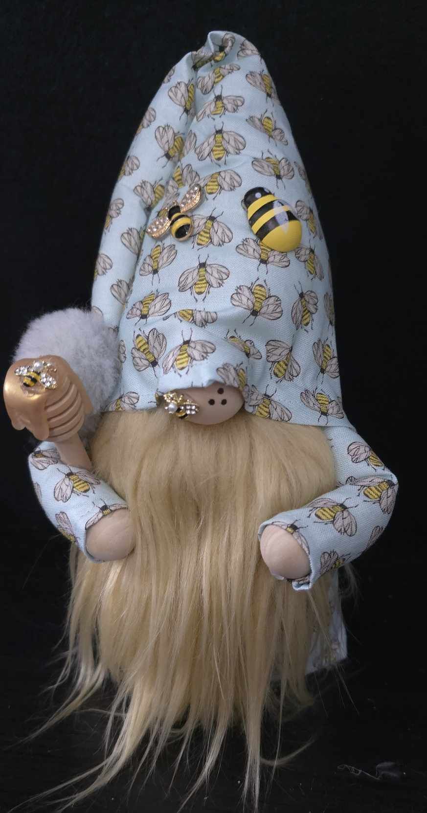 Baby Blue Bumblebee Gnome