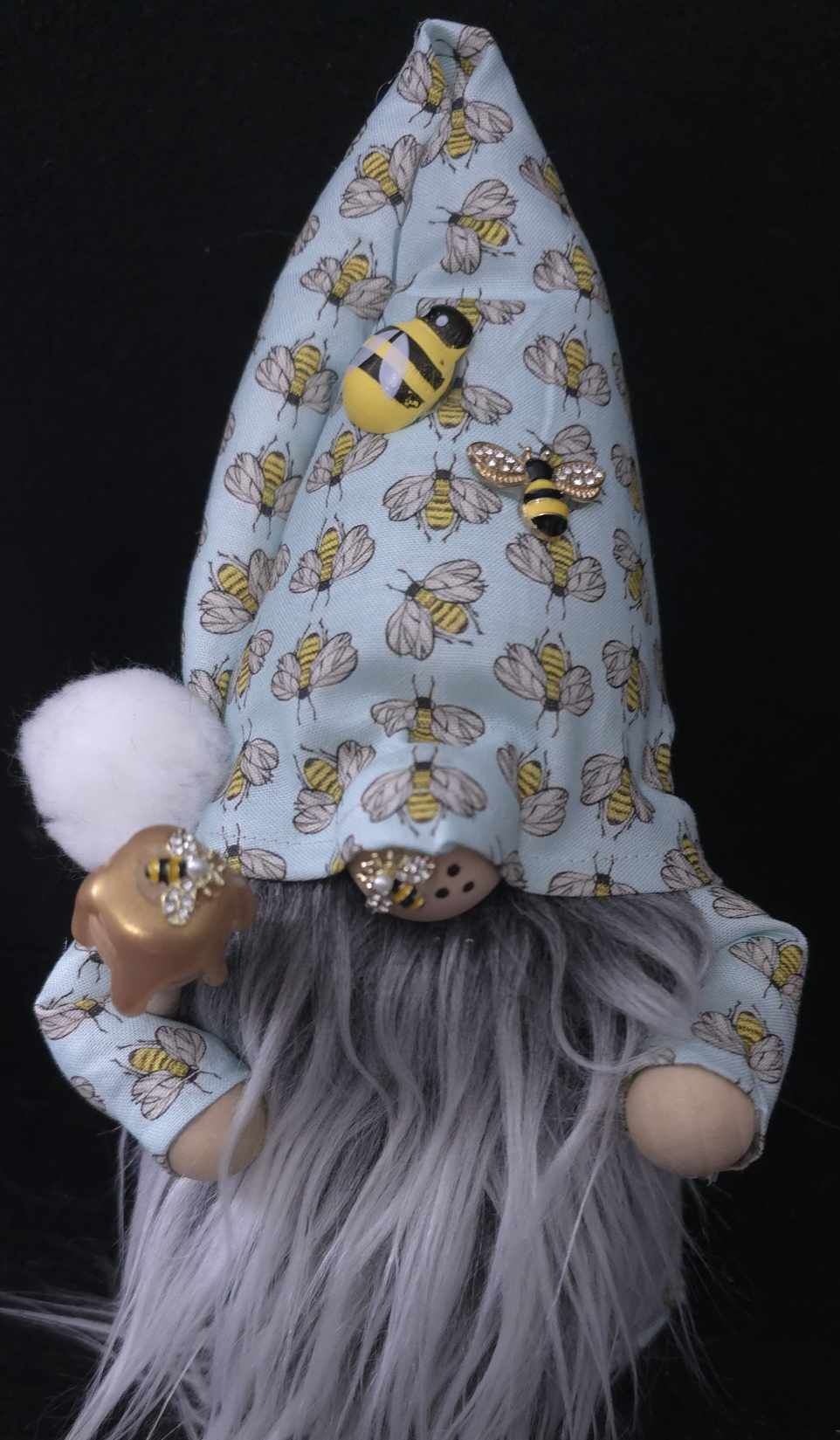 Baby Blue Bumblebee Gnome