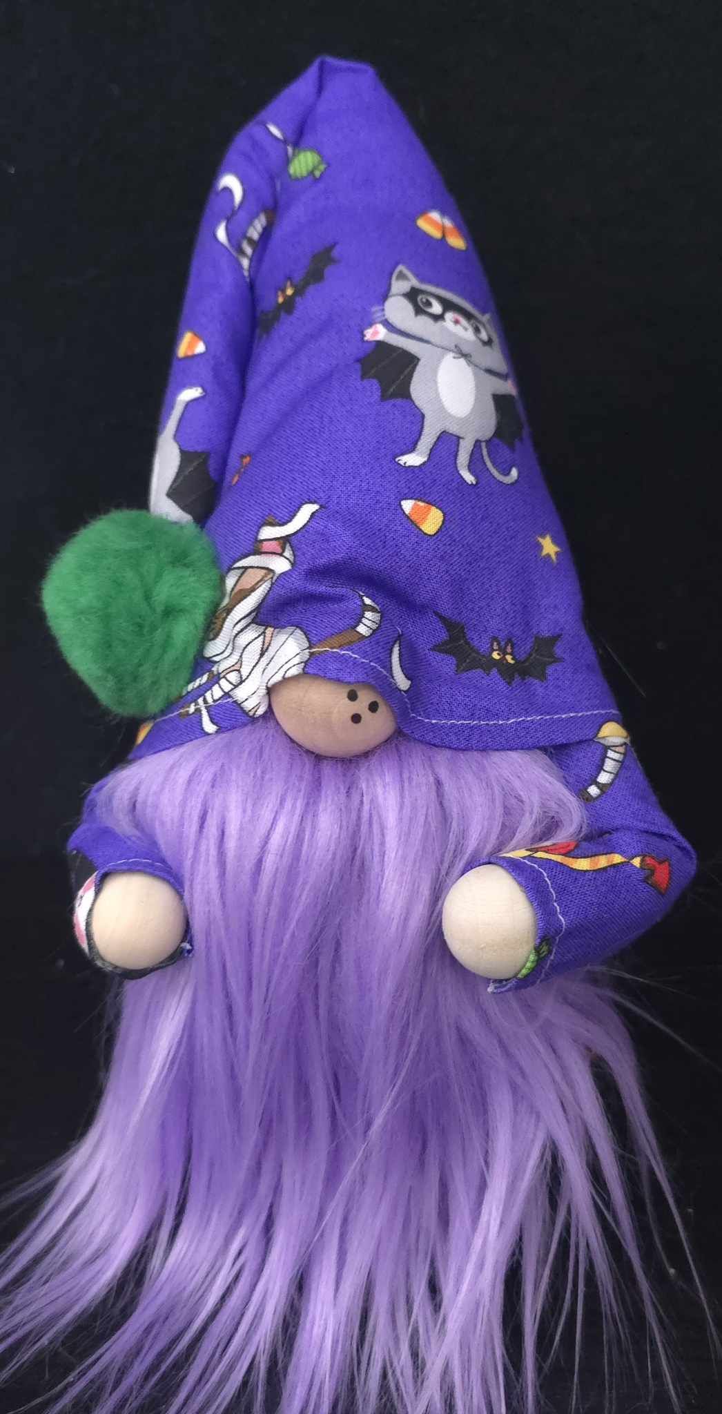 Trick or Treat Kitty Cat Gnome