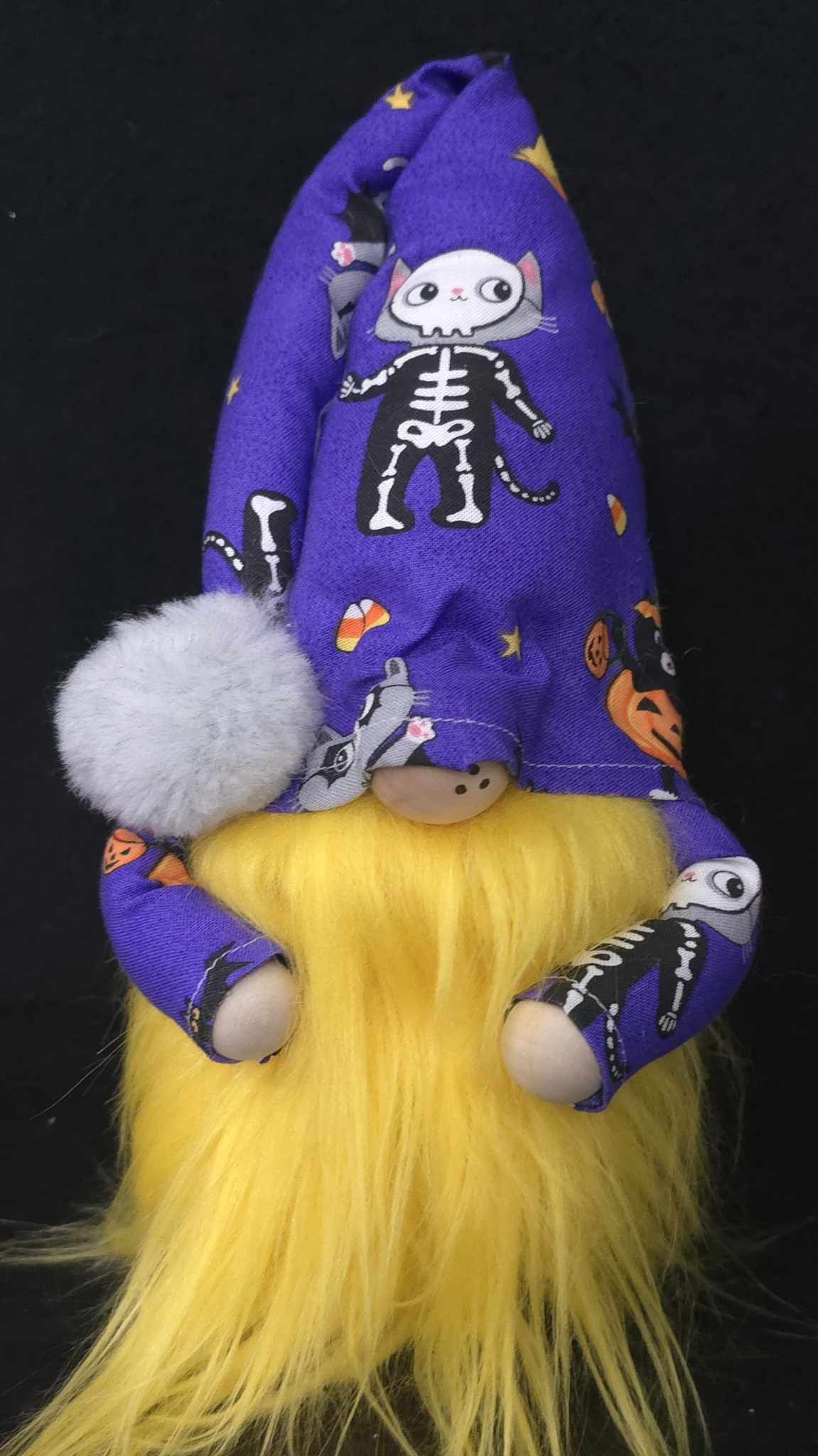 Trick or Treat Kitty Cat Gnome