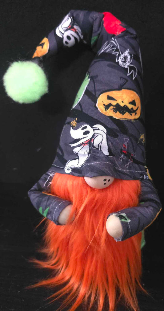 Halloween Jack & Sally Gnome