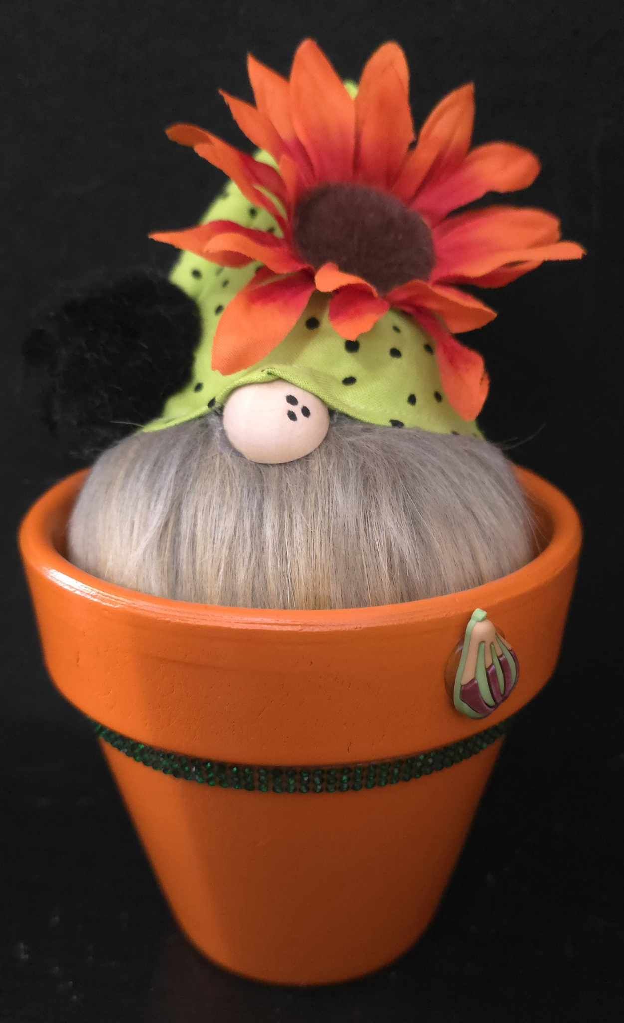 Fall Terra Cotta Pot Gnome