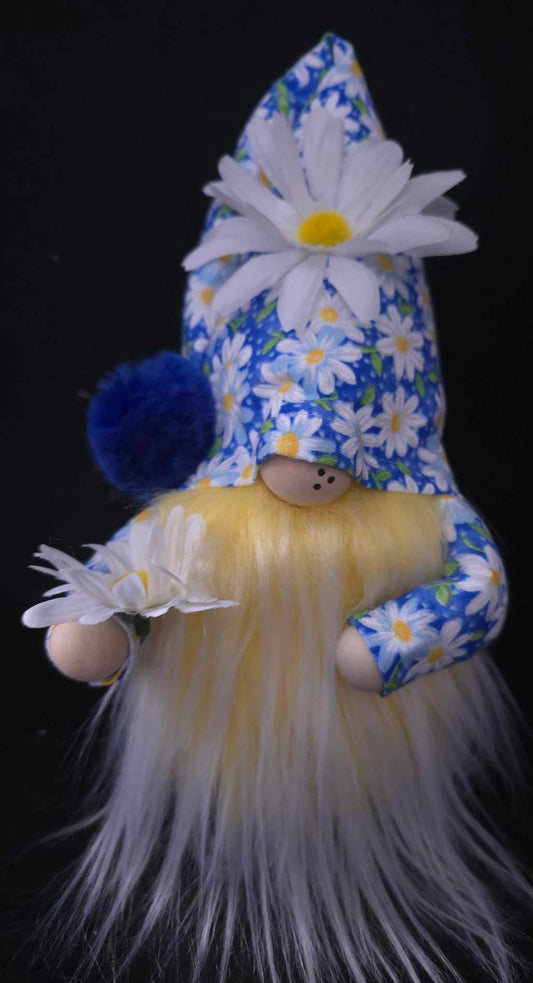 Blue Daisy Gnome