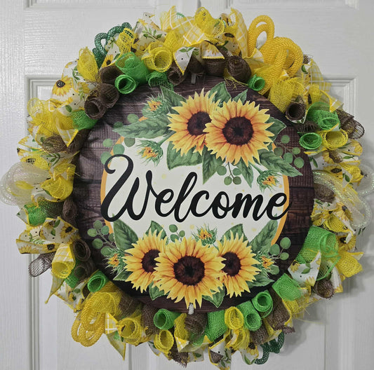 Sunflower Wreath