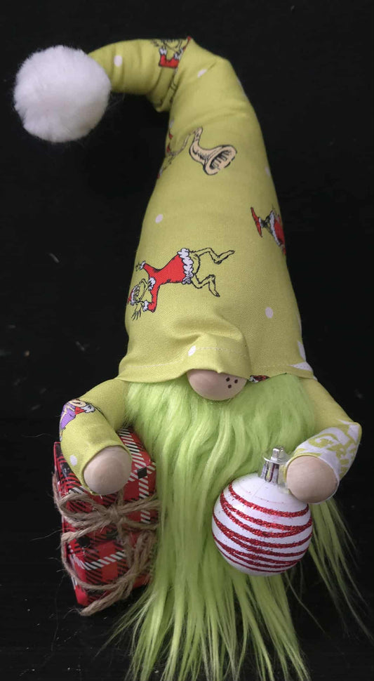 Green Grinch Gnome