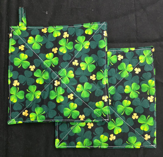 St Patty Day Pot Holders