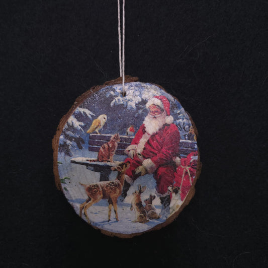 Wood Slice Ornament