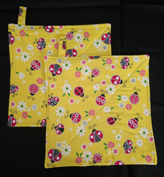 Ladybug Pot Holders