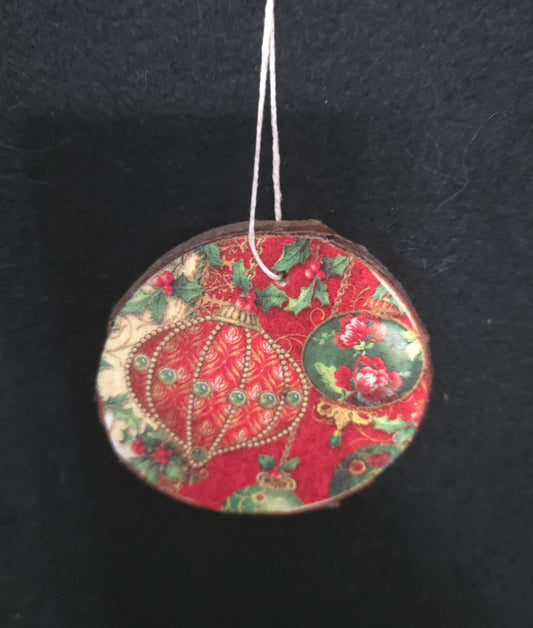 Wood Slice Ornament