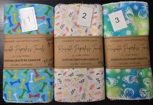 Reusable Paper Towels - Refill - Mixed Packs