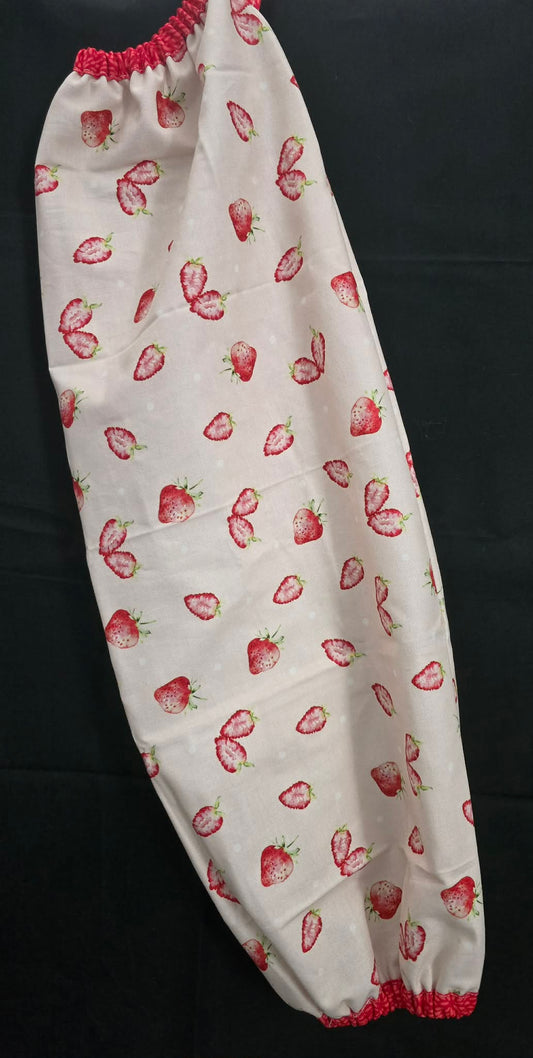 Strawberries Print Reusable Grocery Bag Holder