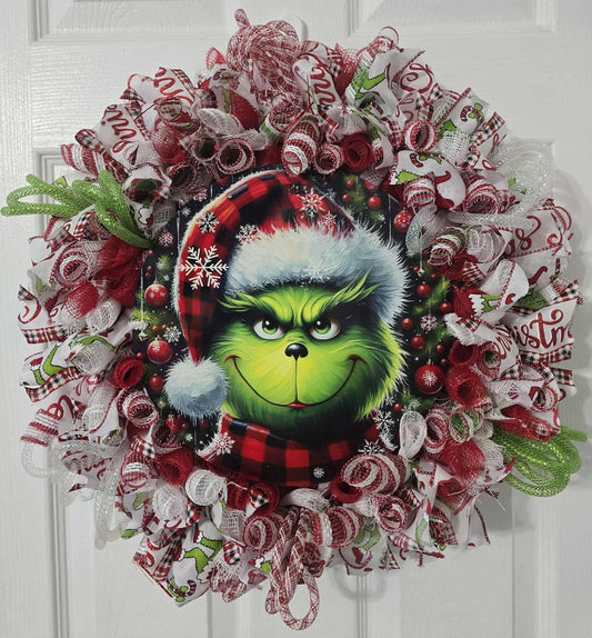 Grinch Wreath