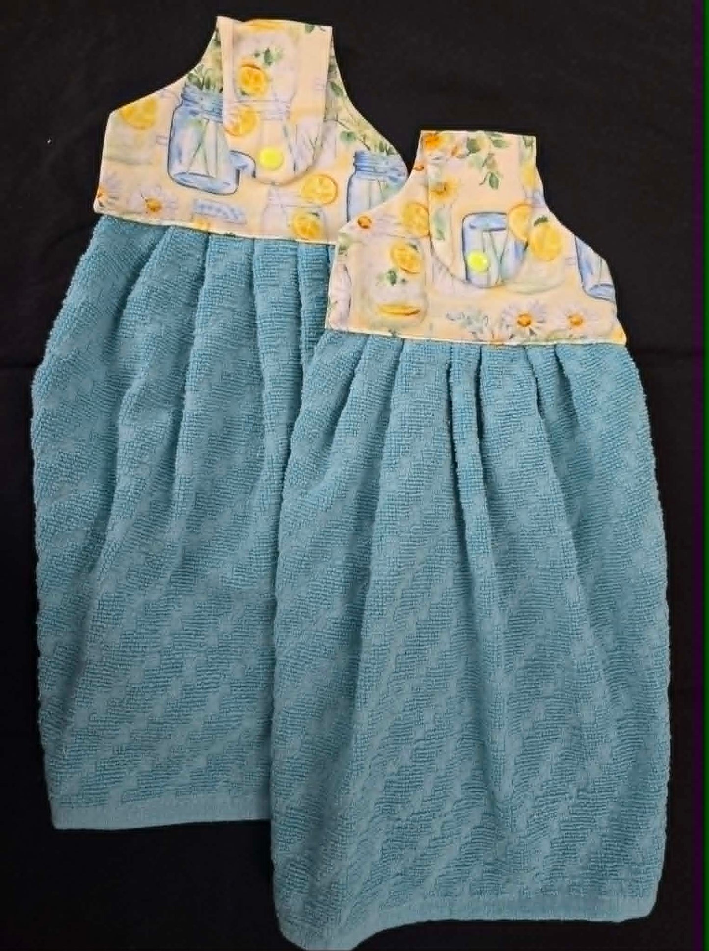 Lemonade and Flowers Hanging Towel