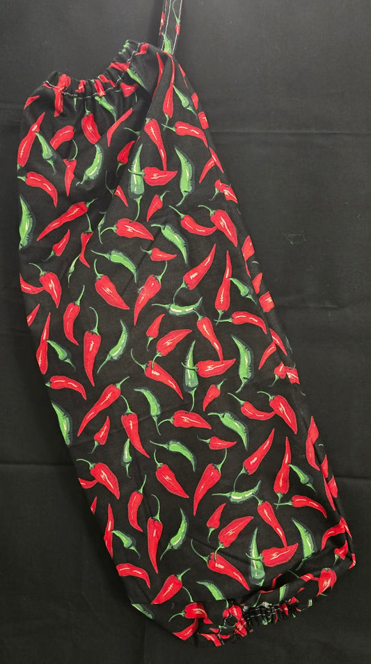 Chili Peppers Reusable Grocery Bag Holder