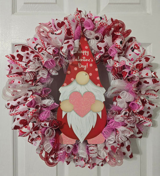 Gnomie Valentine Wreath
