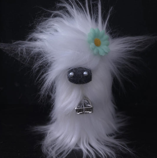 White Highland Cow Gnome